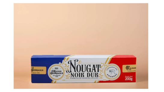 NOUGAT NOIR DUR AUX AMANDES FRANCAISES